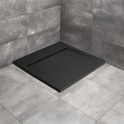 Radaway Teos C 80x80 kőhatású szögletes öntöttmárvány zuhanytálca (HTC8080-54)