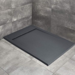 Radaway Teos F 160x100 kőhatású szögletes öntöttmárvány zuhanytálca (HTF160100-64)