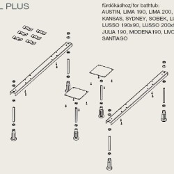 Riho Plus kádláb (207095)