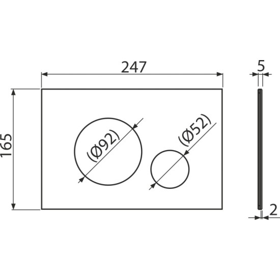 AlcaPlast fényes fehér nyomólap (ALC-TURN-WHITE)