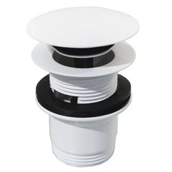 Diplon leeresztőszelep, fehér (WB65B03W)